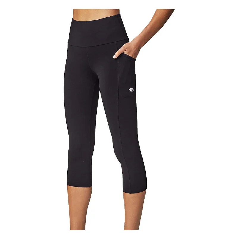 Power Moves Pocket 3/4 Women's 21 Inch Leggings Comfortable Tummy Shaping Leggings