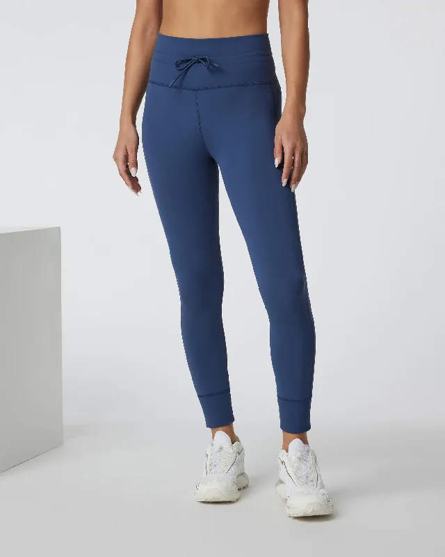 WOMEN'S DAILY LEGGING - FBL FRENCH BLUE Fashionable Quick-Dry Leggings