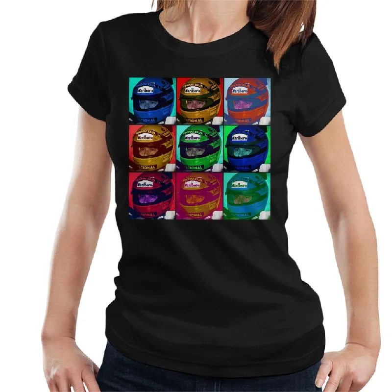 Motorsport Images Ayrton Senna Circuito Estoril 1991 Women's T-Shirt-- Terry Blend Velvet Blend Canvas Blend Motorsport Images Ayrton Senna Circuito Estoril 1991 Women's T-Shirt-- Terry Blend Velvet Blend Canvas Blend
