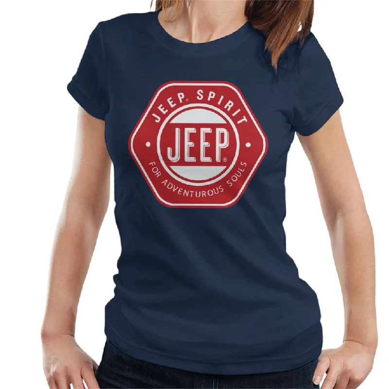 Jeep Spirit For Adventurous Souls Women's T-Shirt-- Polka Dot Checkered Tartan