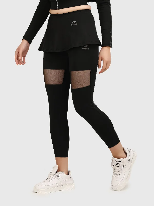 Women's Gym Skirted Legging or Tights Comfortable Athletic Tights