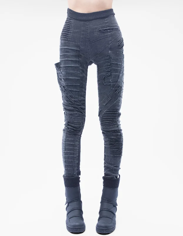 JEANS LEGGINGS MECHANIC Chic Printed Yoga Pants