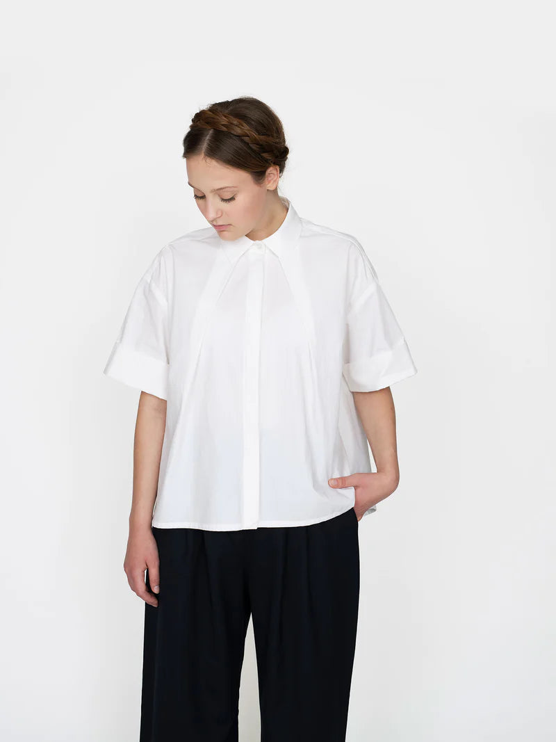 Front Pleat Shirt - Sewing Pattern | The Assembly Line-- Embroidered Appliqued Beaded Front Pleat Shirt - Sewing Pattern | The Assembly Line-- Embroidered Appliqued Beaded