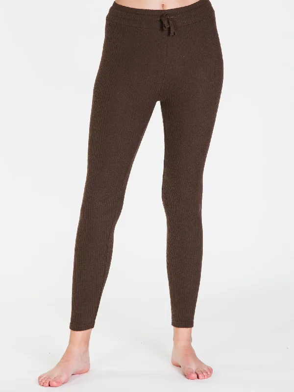 HARLOW PLUSH LEGGING - CLEARANCE Elegant Satin Finish Leggings