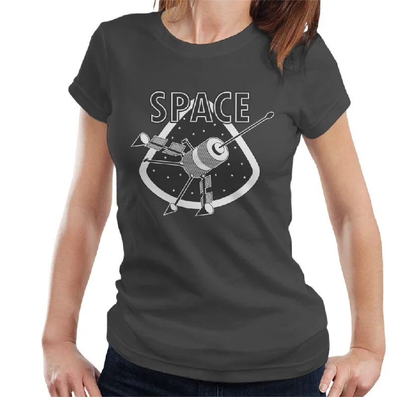 NASA Space Exploration Women's T-Shirt-- Terry Blend Velvet Blend Canvas Blend