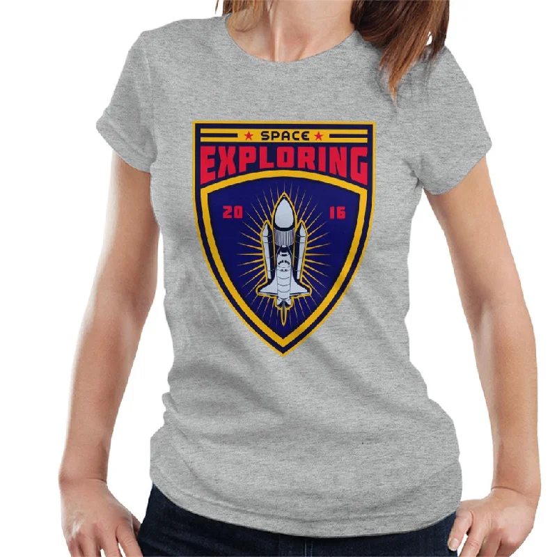NASA Space Exploring Women's T-Shirt-- Anti-Shrink Durable Soft