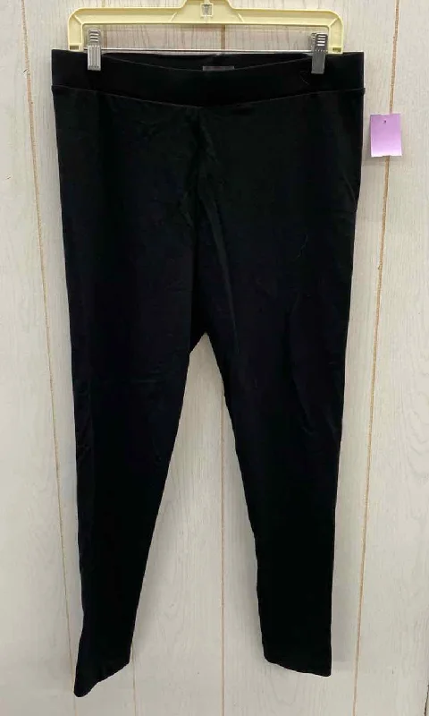 Vince Camuto Black Womens Size 10 Leggings Comfortable Slip-On Leggings