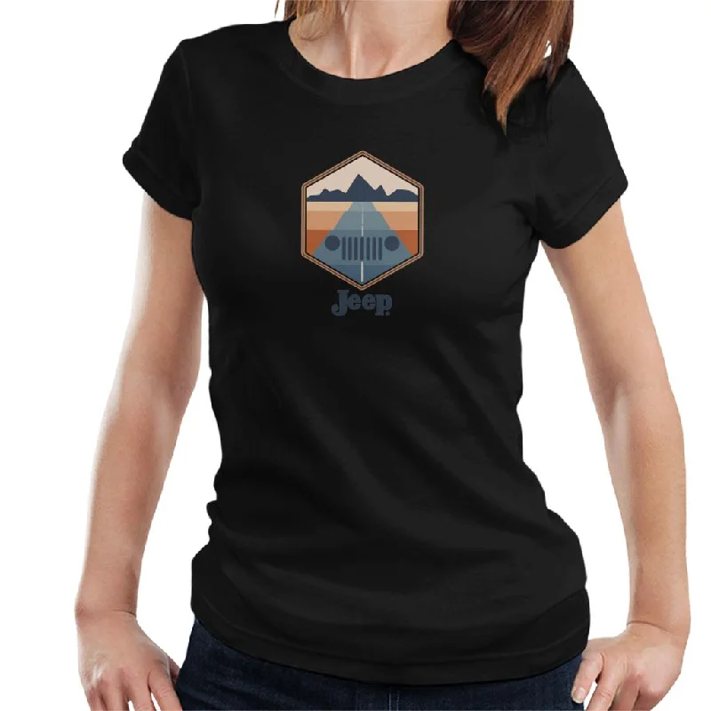 Jeep Drive With A View Women's T-Shirt-- Terry Blend Velvet Blend Canvas Blend