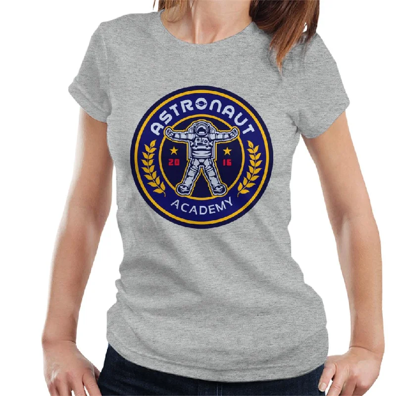NASA Astronaut Academy Logo Women's T-Shirt-- Fashionable Trendy Casual