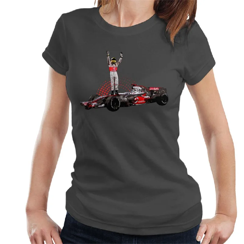 Motorsport Images Lewis Hamilton 2014 Wembley Women's T-Shirt-- Graphic Embroidered Appliqued Motorsport Images Lewis Hamilton 2014 Wembley Women's T-Shirt-- Graphic Embroidered Appliqued