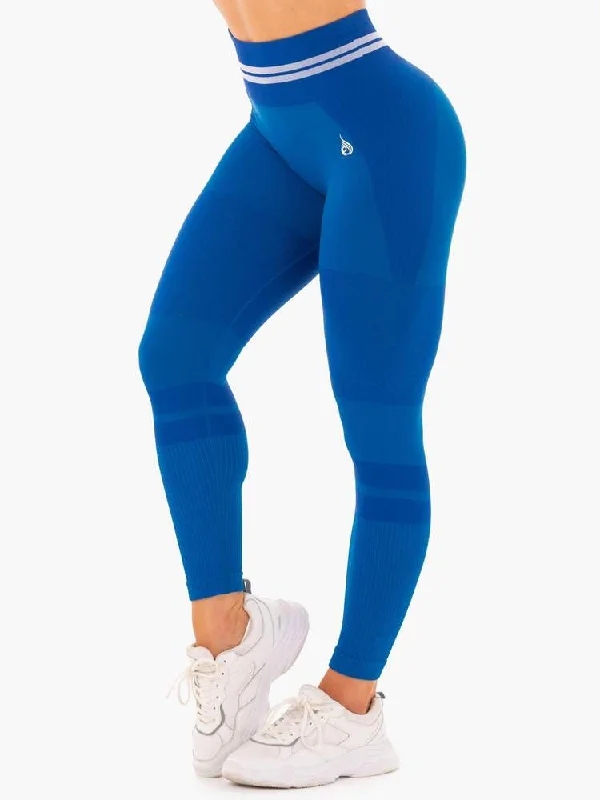 Ryderwear Freestyle Seamless High Waisted Leggings - Blue Trendy Faux Suede Leggings Ryderwear Freestyle Seamless High Waisted Leggings - Blue Trendy Faux Suede Leggings