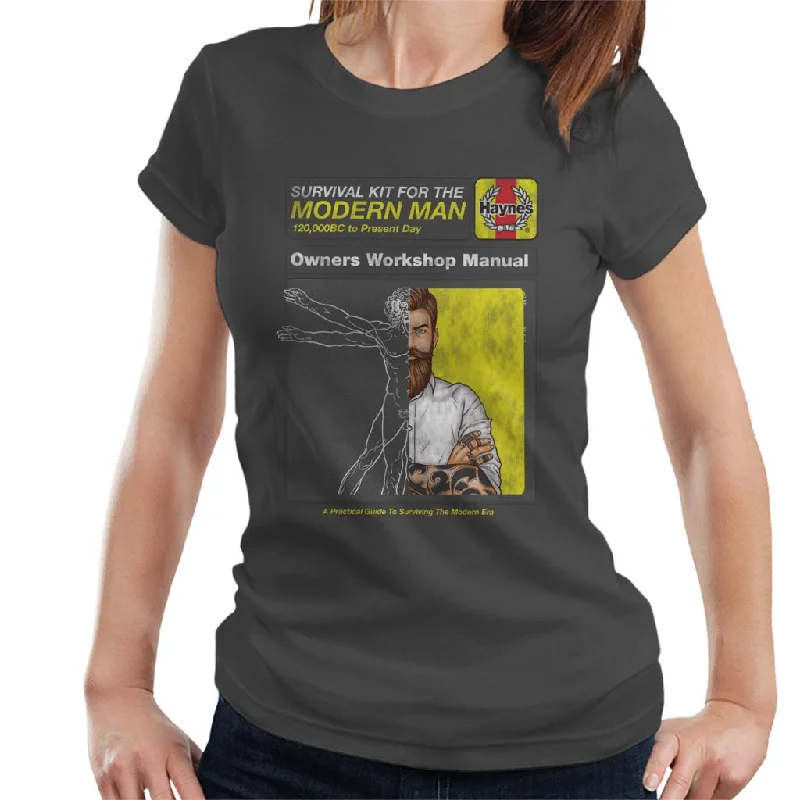 Haynes Modern Man Owners Workshop Manual Women's T-Shirt-- Houndstooth Herringbone Solid Haynes Modern Man Owners Workshop Manual Women's T-Shirt-- Houndstooth Herringbone Solid