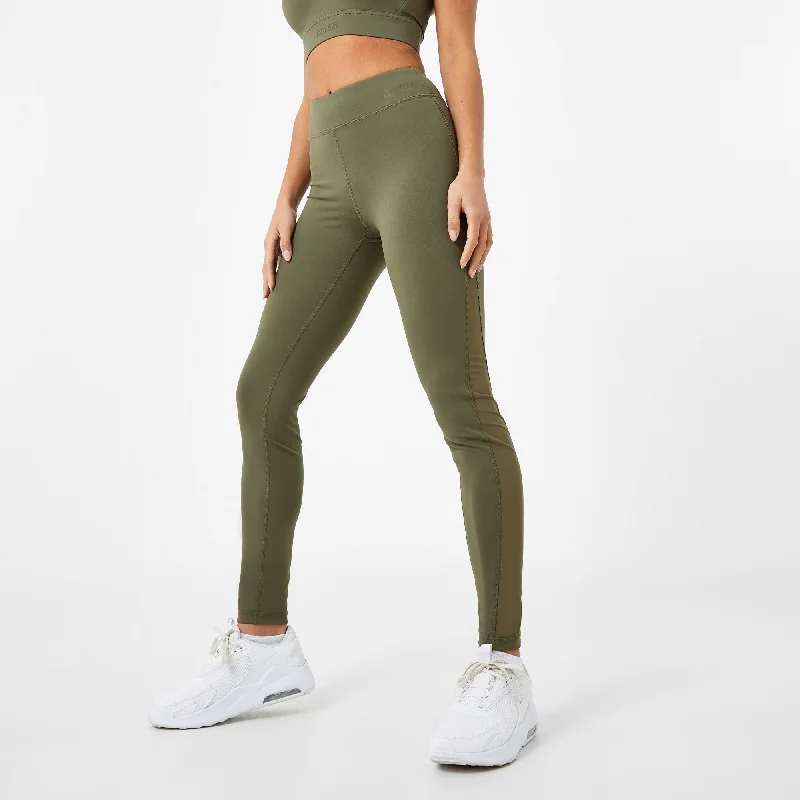 Women's Mesh Panel Leggings Stylish Stretch Pants Leggings