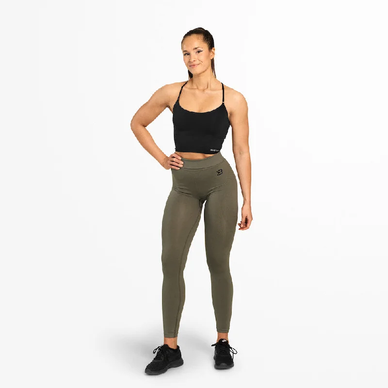 Better Bodies Rockaway Leggings - Washed Green Stylish High-Waisted Leggings