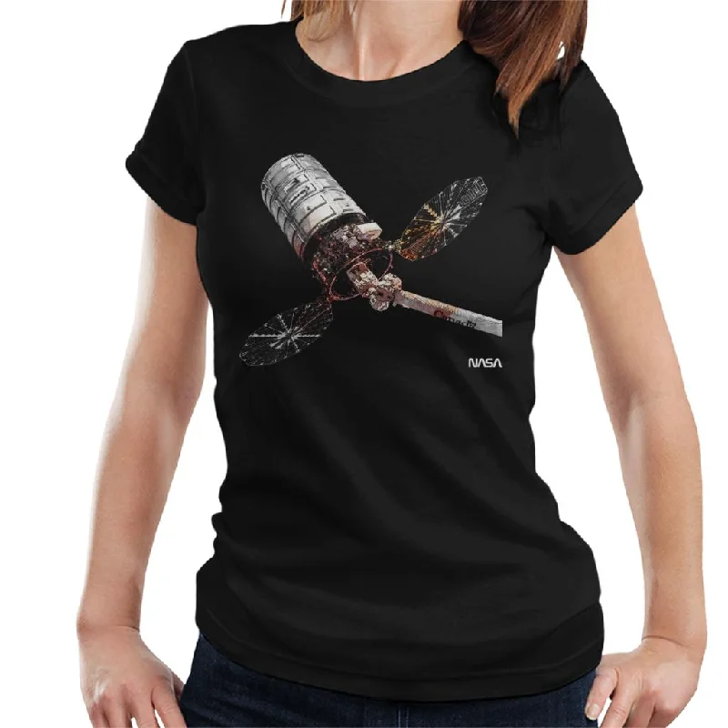 NASA Cygnus Enhanced Cargo Spacecraft Women's T-Shirt-- Thin T-Shirt Open Front Quick Dry NASA Cygnus Enhanced Cargo Spacecraft Women's T-Shirt-- Thin T-Shirt Open Front Quick Dry