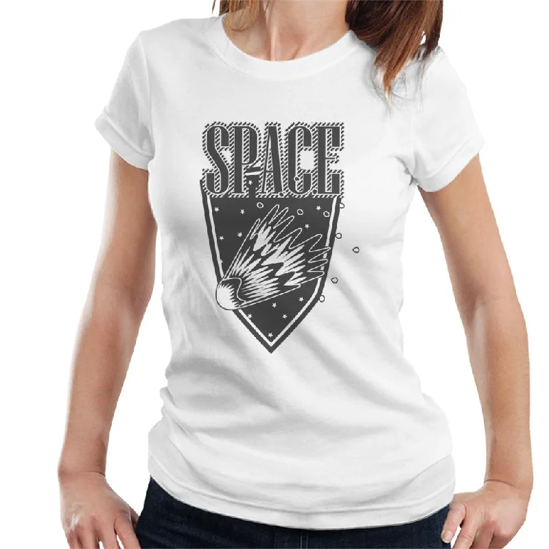 NASA Space Meteor Women's T-Shirt-- Chenille Blend Fleece Blend Nylon Blend