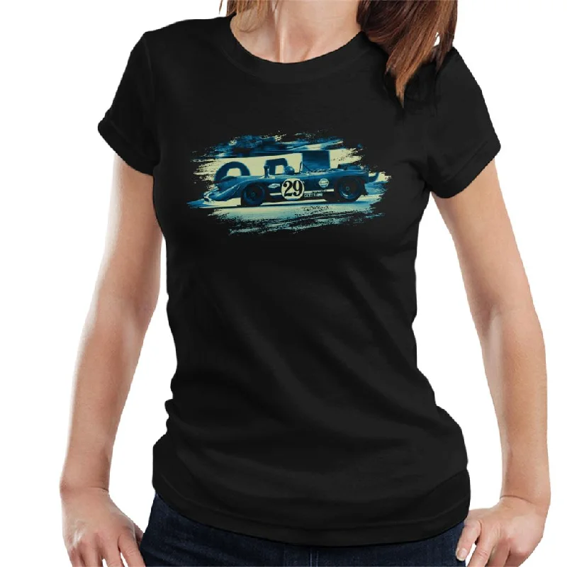Motorsport Images Linge Williams Porsche 908 Women's T-Shirt-- Anti-Pilling Machine Wash Handmade Motorsport Images Linge Williams Porsche 908 Women's T-Shirt-- Anti-Pilling Machine Wash Handmade