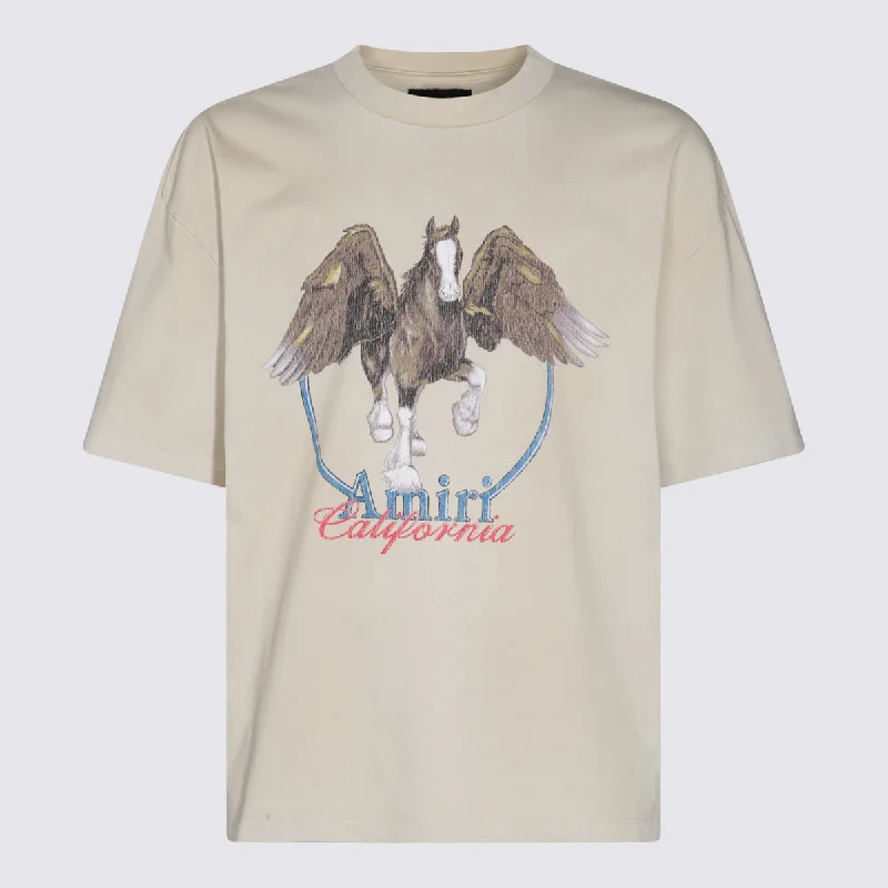 Amiri  T-shirts And Polos-- Handmade Hand-knitted Hand-woven