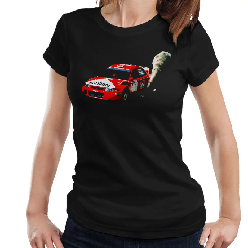 Motorsport Images Mitsubishi Lancer Evo VI Women's T-Shirt-- Handmade Hand-knitted Hand-woven Motorsport Images Mitsubishi Lancer Evo VI Women's T-Shirt-- Handmade Hand-knitted Hand-woven