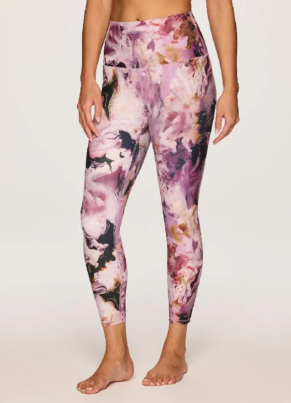Misty Marble Super Soft 7/8 Legging Trendy Flared Leggings