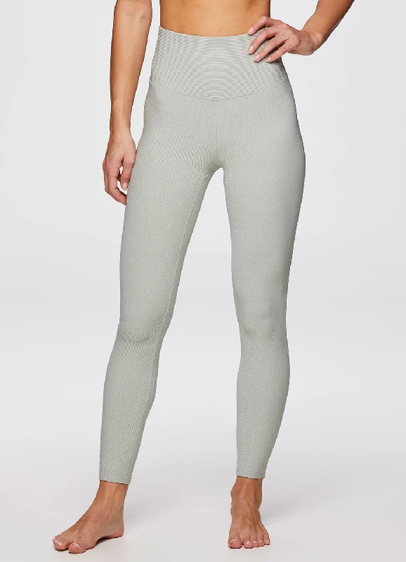 Zen Flow With It Ribbed 7/8 Legging Stylish Ankle-Length Leggings