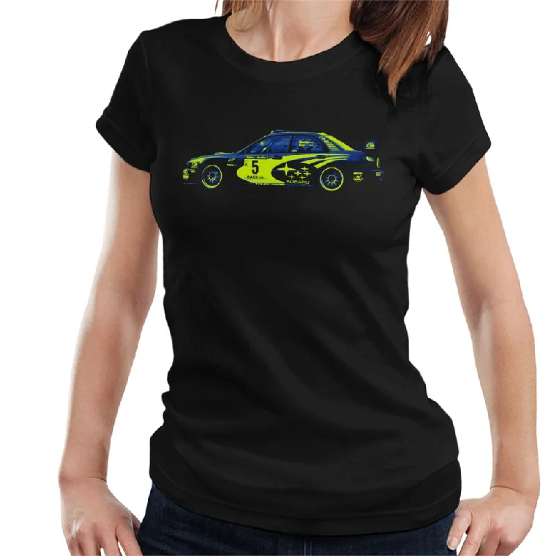 Motorsport Images Richard Burns Subaru Impreza WRC Women's T-Shirt-- Iron Safe Non-Iron Wrinkle Free Motorsport Images Richard Burns Subaru Impreza WRC Women's T-Shirt-- Iron Safe Non-Iron Wrinkle Free