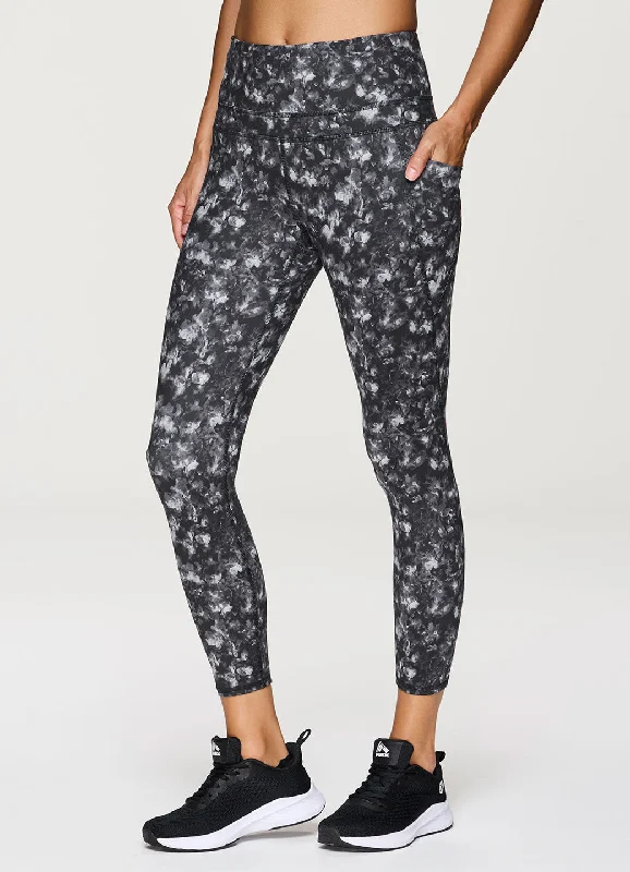 Misty Garden Super Soft 7/8 Legging Trendy Colorblock Print Leggings