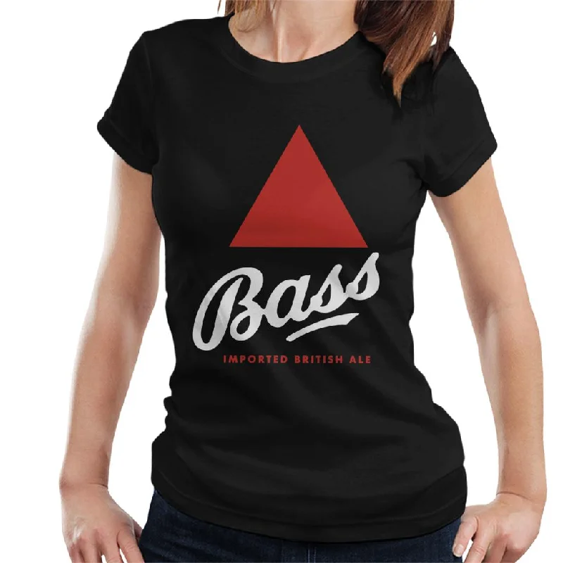 Bass Imported British Ale Women's T-Shirt-- Satin Blend Silk Blend Wool Blend