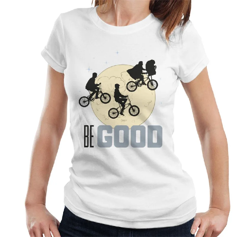 E.T. Classic Shot Be Good Women's T-Shirt-- Front Pockets Side Pockets Patch Pockets E.T. Classic Shot Be Good Women's T-Shirt-- Front Pockets Side Pockets Patch Pockets