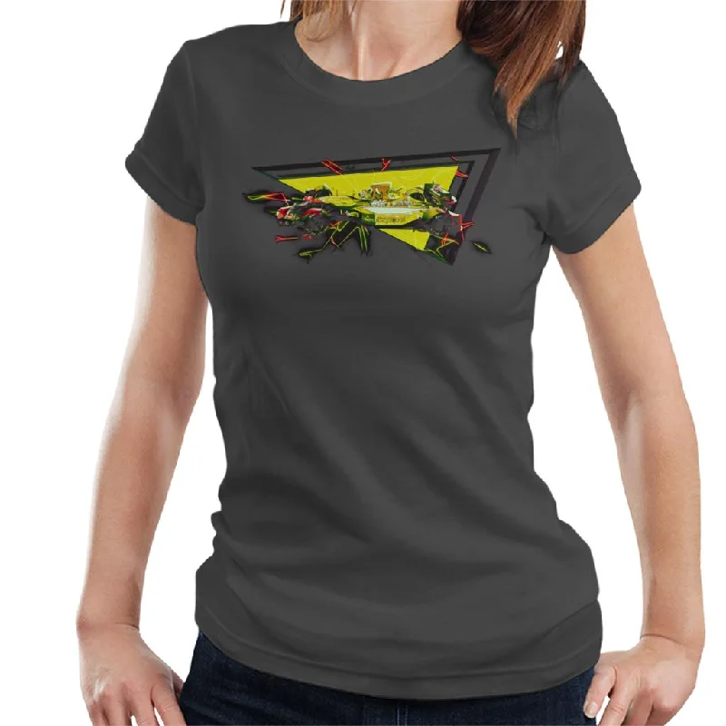 Motorsport Images Nigel Mansell Monte Carlo 1992 Women's T-Shirt-- Spandex Blend Rayon Blend Denim Blend Motorsport Images Nigel Mansell Monte Carlo 1992 Women's T-Shirt-- Spandex Blend Rayon Blend Denim Blend