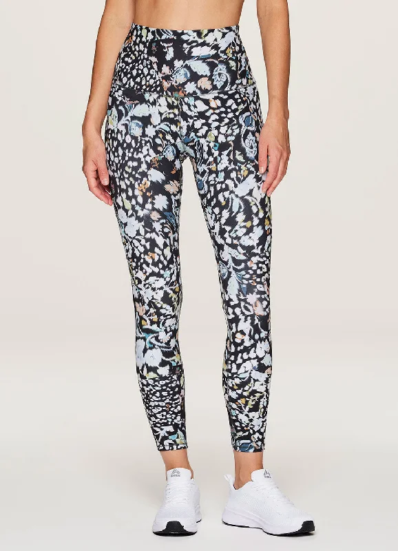 Alpine Floral Super Soft 7/8 Legging Cozy Cotton Leggings