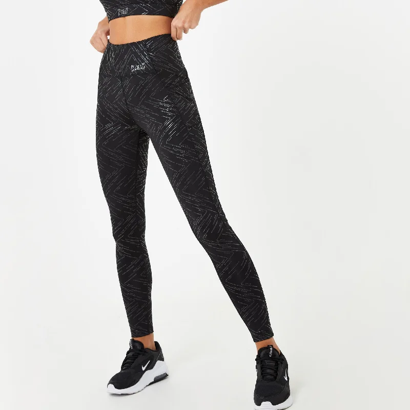 Women's High Rise Leggings Fashionable Solid Color Tights