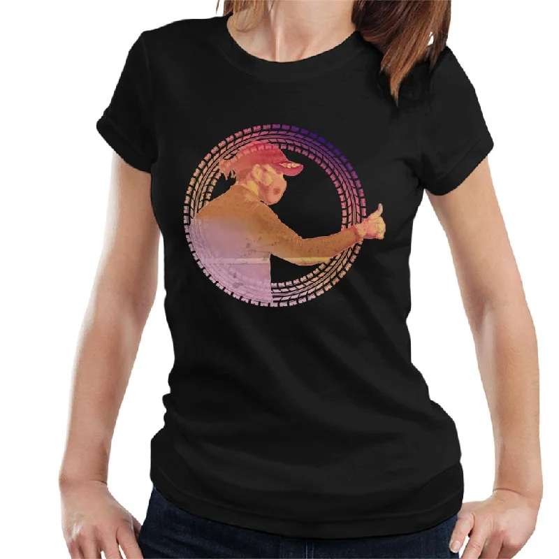 Motorsport Images Lewis Hamilton Thumbs Up Women's T-Shirt-- Cashmere Blend Cotton Blend Poly Blend Motorsport Images Lewis Hamilton Thumbs Up Women's T-Shirt-- Cashmere Blend Cotton Blend Poly Blend