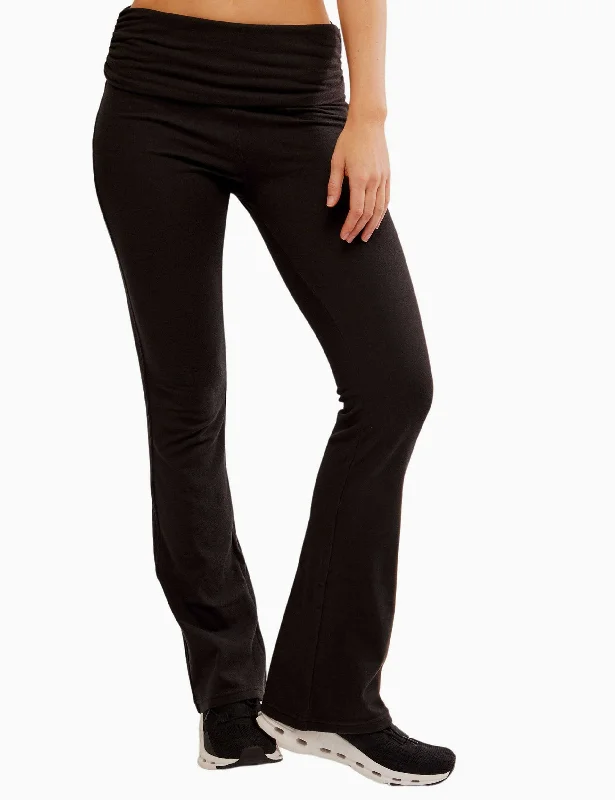 Aced It Leggings - Black Trendy Side-Pocket Leggings