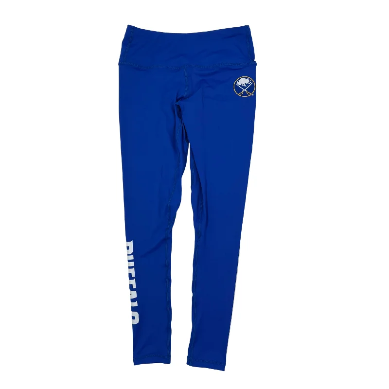 Women's Buffalo Sabres Royal Blue Leggings Comfortable Capri-Length Leggings