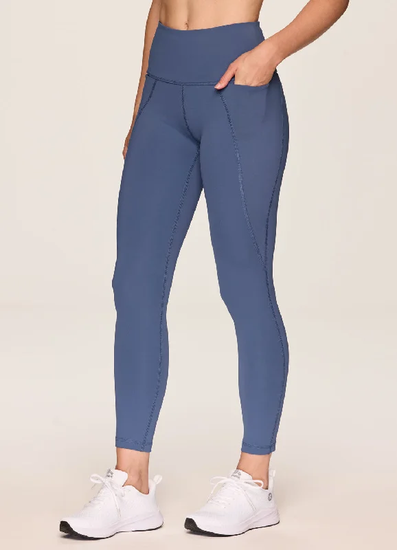 Play Hard Tech Flex 7/8 Legging Stylish Side-Stripe Leggings