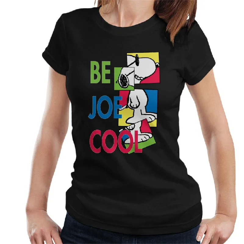 Peanuts Snoopy Be Joe Cool Women's T-Shirt-- Jersey Fabric Tulle Fabric Batik Fabric Peanuts Snoopy Be Joe Cool Women's T-Shirt-- Jersey Fabric Tulle Fabric Batik Fabric