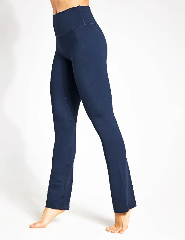 Zara Bootcut Legging Fit - Sky Captain Chic Velvet Soft Leggings