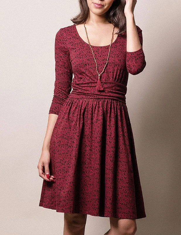 Fair Trade Natural Rhythm Dress - Scarlet Tunics Stylish elegant
