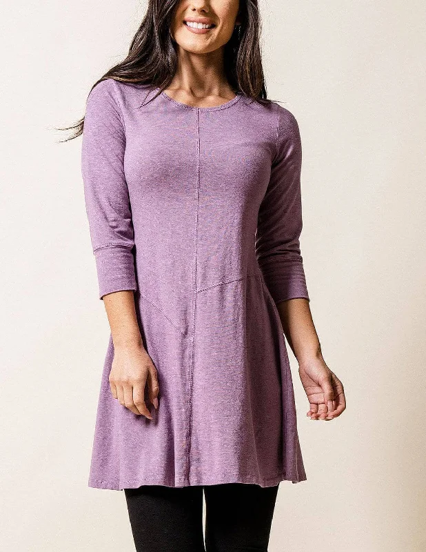Organic Cotton Faye Tunic Dress - Wisteria Tunics Bridal satin