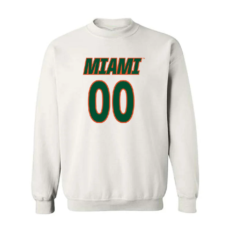 Miami - NCAA Women's Soccer : Vikki Alonzo - Replica Shersey Crewneck Sweatshirt Oversized Hoodie Comfort Casual Miami - NCAA Women's Soccer : Vikki Alonzo - Replica Shersey Crewneck Sweatshirt Oversized Hoodie Comfort Casual
