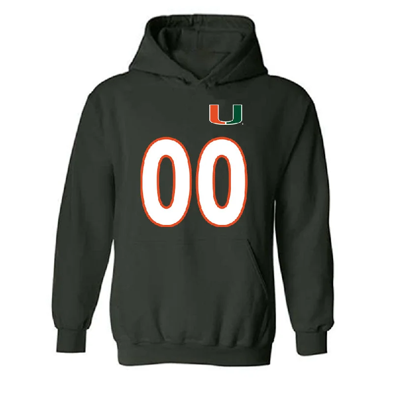 Miami - NCAA Women's Soccer : Vikki Alonzo - Replica Shersey Hooded Sweatshirt Zip Hoodie Drawstring Kangaroo Pocket Miami - NCAA Women's Soccer : Vikki Alonzo - Replica Shersey Hooded Sweatshirt Zip Hoodie Drawstring Kangaroo Pocket