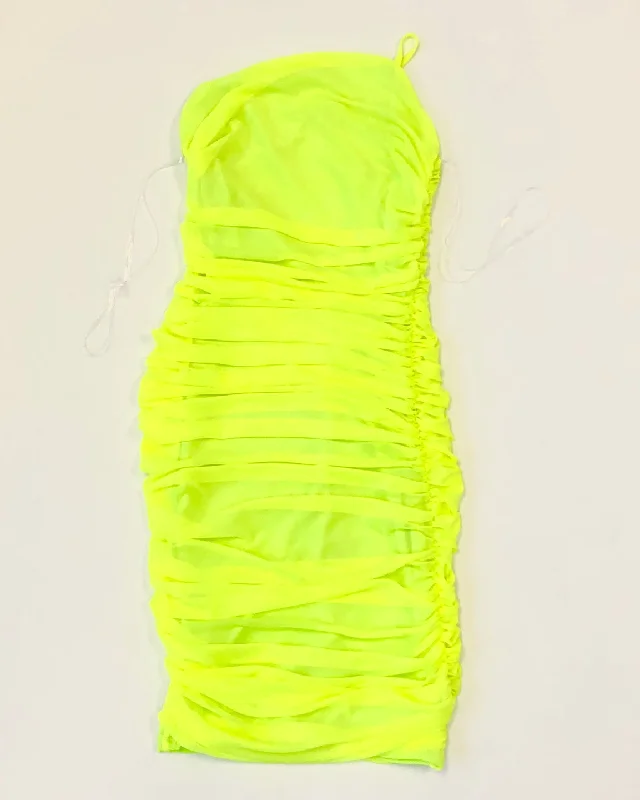 Women Ruched Dress Tunic Top Casual