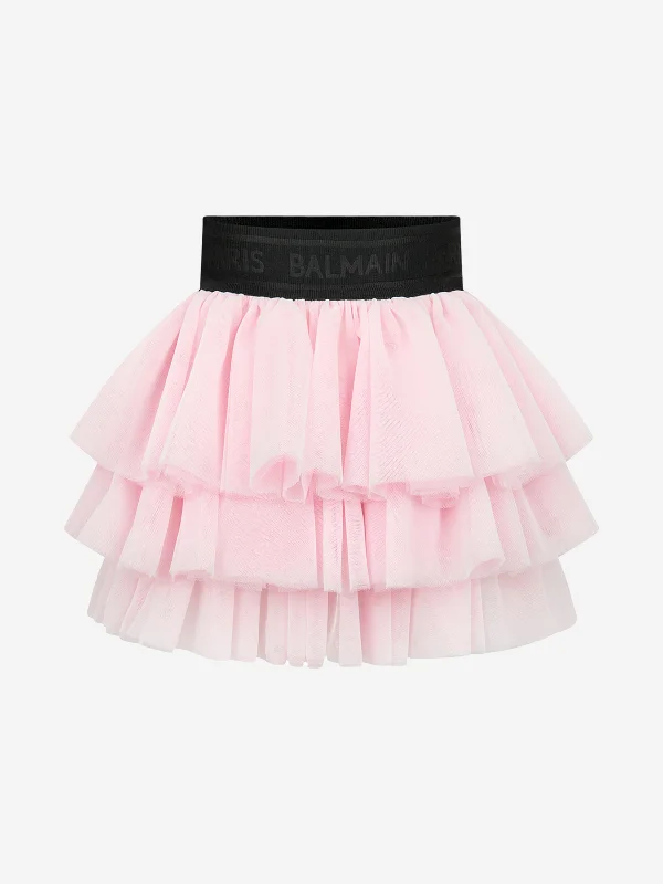 Balmain Girls Skirt velvet skirt sumptuous