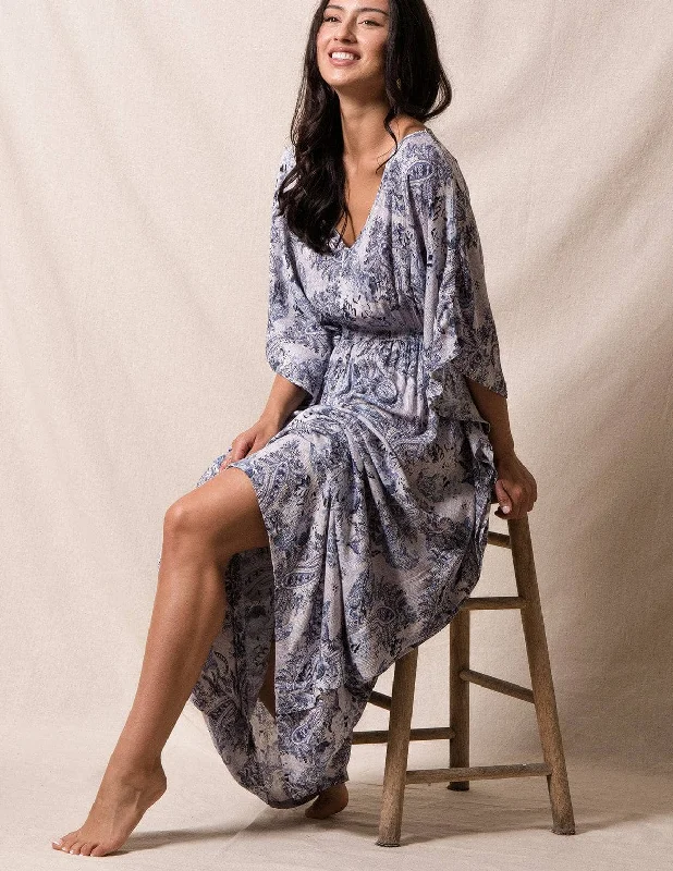 Arya Kaftan Dress - Small Only Tunics Floral girly