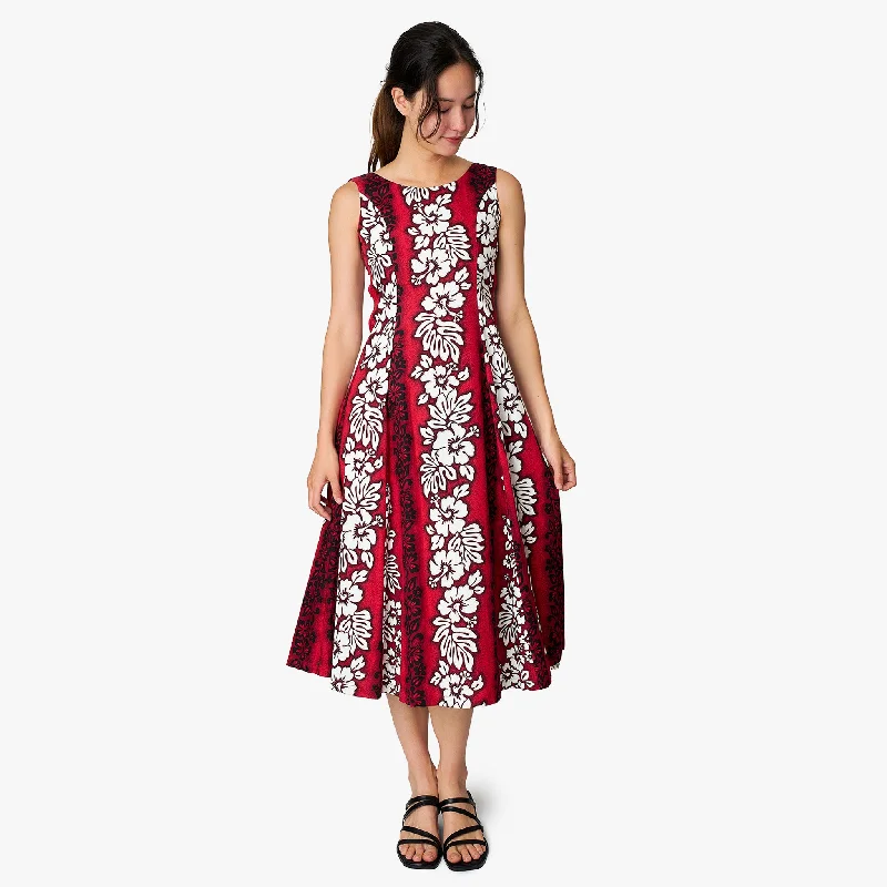 Hibiscus Panel Red
