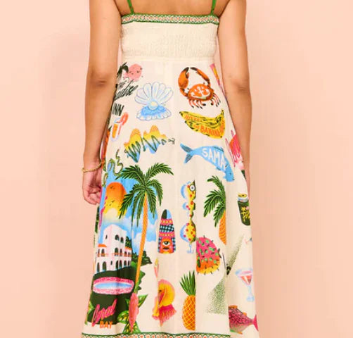 Flowy Paradise Dress Tunics Luxurious premium