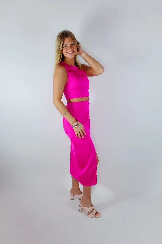 Do It Right High Waist Midi Skirt linen skirt airy