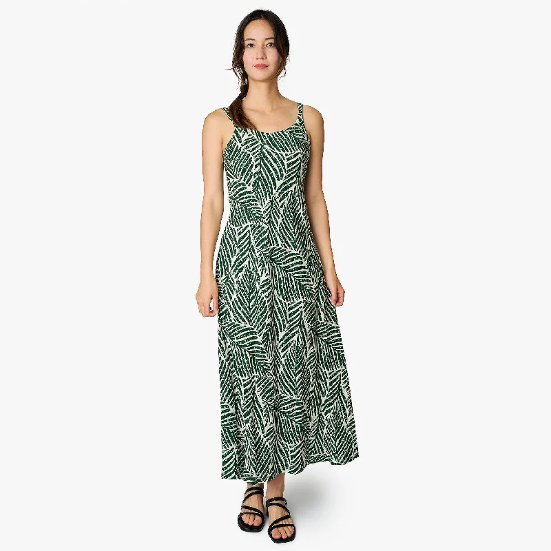 Kiko Leaf Long Dress Turtleneck Warm Winter