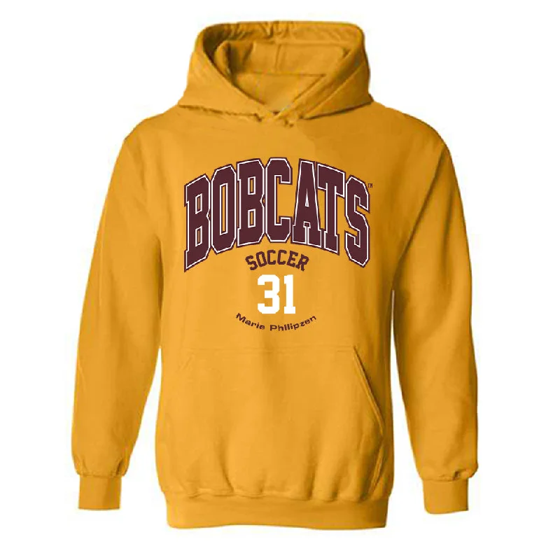 Texas State - NCAA Women's Soccer : Marie Philipzen - Classic Fashion Shersey Hooded Sweatshirt Hoodie with Hem Contrast Bold Stylish Texas State - NCAA Women's Soccer : Marie Philipzen - Classic Fashion Shersey Hooded Sweatshirt Hoodie with Hem Contrast Bold Stylish
